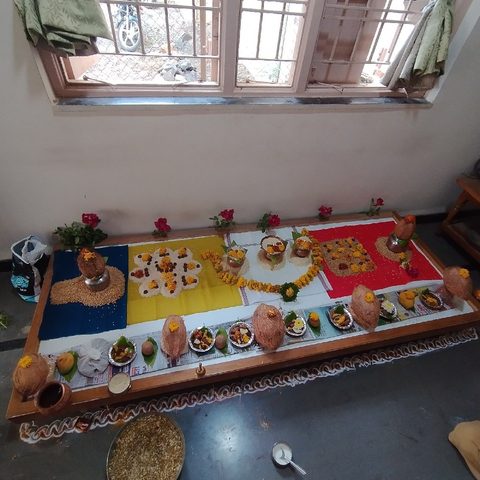 Shanti Puja, photo from Samarth Pathak