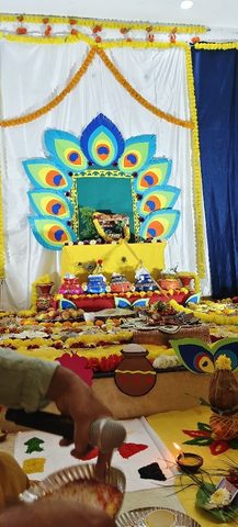 Janmashtami Puja, photo from Pt Naveen Pandey